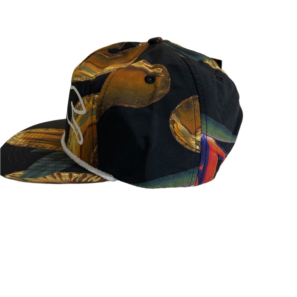 Nwt IceCream Space Trucker Hat Snap Back Black Gold - Picture 2 of 7